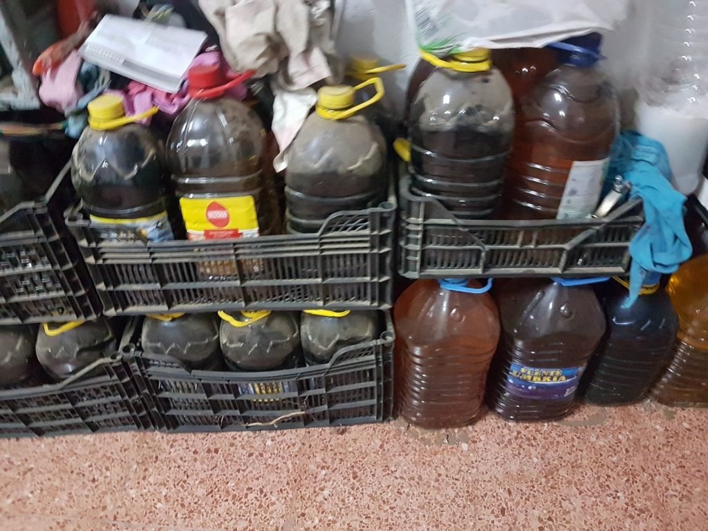 compra de aceite quemado de cocina
